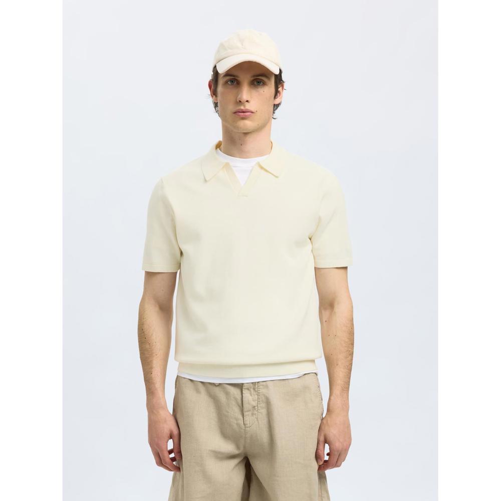 Selected Homme Teller Short Sleeve Knit Polo Shirt